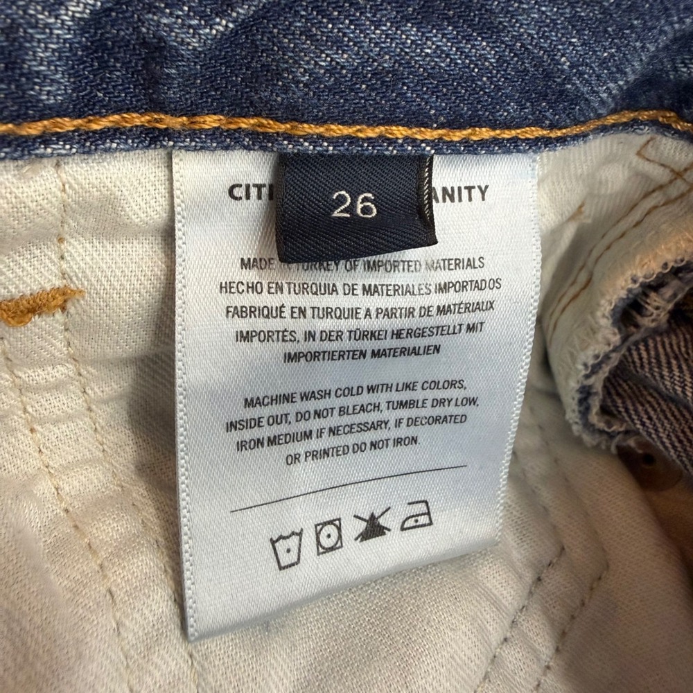 Citizens of Humanity Paloma Baggy Wide Leg Jeans 26 Siesta High Rise Denim - Picture 10 of 15